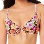 NWT Salt & Cove Morning Grace Underwire Bralette Bikini Top Orange Photo 0