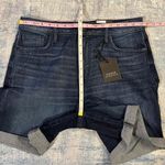 Simply Vera, Vera Wang NWT! Simply Vera Wang High Waisted Roll Cuff Bermuda Denim Shorts Size 12 Photo 5