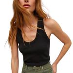 Blaque Label  GOTH REVOLVE SLATE TANK WITH BLACK DOT DETAIL PULLOVER TOP Photo 0