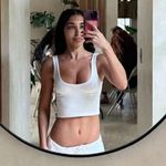 Urban Outfitters Out From Under White Drew Seamless Ribbed Cropped Tank Top Photo 8