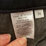 Rag and Bone  Black Cropped Ankle Jeans Photo 6