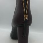 CAbi Bisset Color Block Leather Ankle Boots Black Vino Photo 6