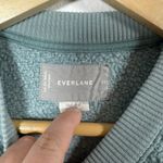 Everlane Women’s Renew Sherpa Fleece Crewneck in Pale Sage Size XS Photo 1