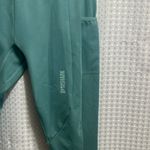 Gymshark Rare Training 7/8 Leggings Obsidian Green Size Small Belt Like Photo 1