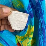 Jams World  Blue Dress with Colorful Floral Patterns Photo 4