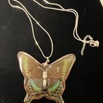 Original Butterfly Necklace NWT Silver Photo 1