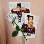 Selena Lane 7 Small Oversized Light Pink Cropped Hoodie Photo 1