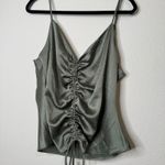 ASOS  Sage Green Satin Tank Top Photo 2