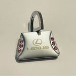 Lexus Swarovski Crystal Silver Pink Crystals Purse Key Ring Keychain Photo 3
