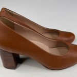 Marc Joseph  New York Midtown Brown Leather Pump Size 8 Photo 0