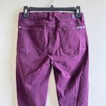7 For All Mankind 7 For All Mankind Pink Au0353256a Skinny Jeans Maroon Pants Womens Size 27 Photo 3