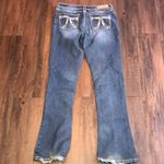 Seven7  Women's Boot Cut Jeans in Distressed Blue Photo 7