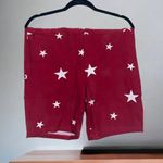 LuLaRoe 2XL Biker Shorts • Americana Collection • Red With White Stars • NWT Photo 4
