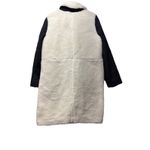 Madewell Sherpa McClancy Coat Long Wool Blend Faux Fur Jacket Size Large Photo 7