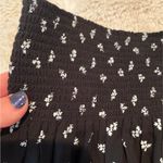Mossimo black floral ruched skirt Photo 1