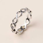 Boutinela Silver hollow Infinity Ring Photo 0