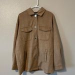 Alice Blue Brown Plaid Button Up Overcoat Photo 1
