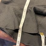 Ann Taylor Black Ruffle Sleeve Tie Back Blouse Top Size L Classic Date Night Photo 11