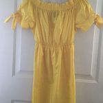 J.Crew BRIGHT YELLOW OFF SHOULDER DRESS. 4 P Photo 0