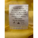 Orange Creek Los Angeles Dress Womens L NEW Yellow Black Polka Dot Modest Photo 7