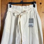 Everlane  Cream Trousers with Belt the paper bag organic cotton pants medium Photo 2