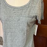 Threads 4 Thought  Gray Women's Pocket Tee Top Photo 1