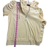 Generation Love Primrose Hoodie Small Butter Yellow Velvet NWT Women's Pullover Photo 3