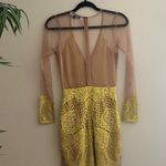 For Love & Lemons Antigua Beige Mini Dress Photo 2