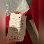 Ann Taylor New  Red Genuine Suede Purse Gold NWT Photo 5