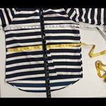 Blue Rain , Women’s Nautical Striped Top,‎ Large, Long Cuffed Sleeves, Large Photo 3