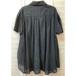 We The Free Black Button-Down Lightweight Tunic Top XS Photo 1