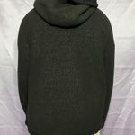 Black fleece full zip up jacket cool floral Size XL Photo 3