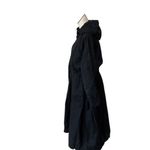 Athleta NWOT   Black Hooded  Longline Parka Rain Jacket Full Zip t Lightweight Photo 2