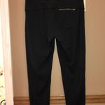 Athleta Cropped Pull on Leggings Zipper pocket Legging Pants Black XS Photo 1