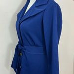 Vintage 60’s JC Penny Fashions Navy Double Dagger Collar Leisure Dress 13 Blue Photo 3