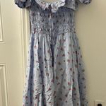 Altar'd State Altar’d State Blue Floral Dress Photo 1