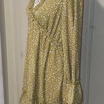 Bella Ella Boutique Bella Ella Women’s Ruffle Boho SunShine In My Soul knee Lenth Lined Dress Sz L Photo 8