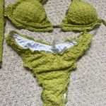 SheIn Green Bikini Three-Piece Photo 1