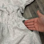 Abercrombie & Fitch  grey gray fleece collared romper jumpsuit Photo 8