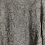 NWT Tina Stephens Made In Italy Black Linen Embroidered Asymmetric Top‎ O/S Size undefined Photo 1