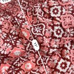 Aerie  red pink printed flounce tube top Photo 2