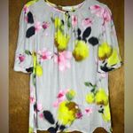 Liz Claiborne Blouse (S) - EUC - retro floral with tank top slip Photo 0