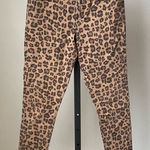 None Cheetah Print Skinny Jeans Size 27 Photo 0