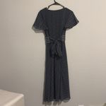 R & K Vintage  size 8 polka dot flutter sleeve dress Photo 3