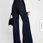Derek Lam  wide flare leg dark denim jeans Photo 1