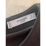 Mango basics black dress side twist slit woman’s size XS Photo 2