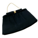 Vintage 1950's After Five by Land M Black Evening Bag Clutch Made in USA Photo 0