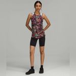 Lululemon  sculpt tank top Floral stencil blossom red multi colored size 4 Photo 4
