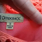 DEMOCRAC Y Elegant Pink Crochet Women's Top SZ-S Photo 10