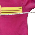 LF the Brand hot pink and neon yellow long sleeve cropped sweatshirt Photo 2